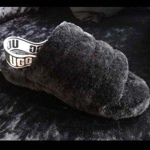 Women’s furry slip on UGGS